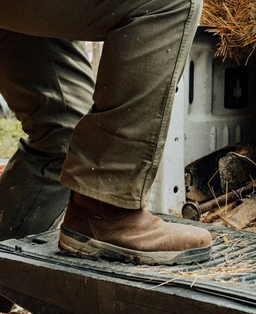 Men's Flatland Pull-On Waterproof Work Boot (Soft Toe)