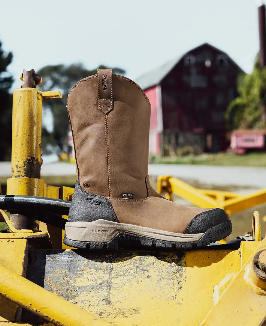 Men's Evanston Pull-On Waterproof Boot (Carbon Toe)