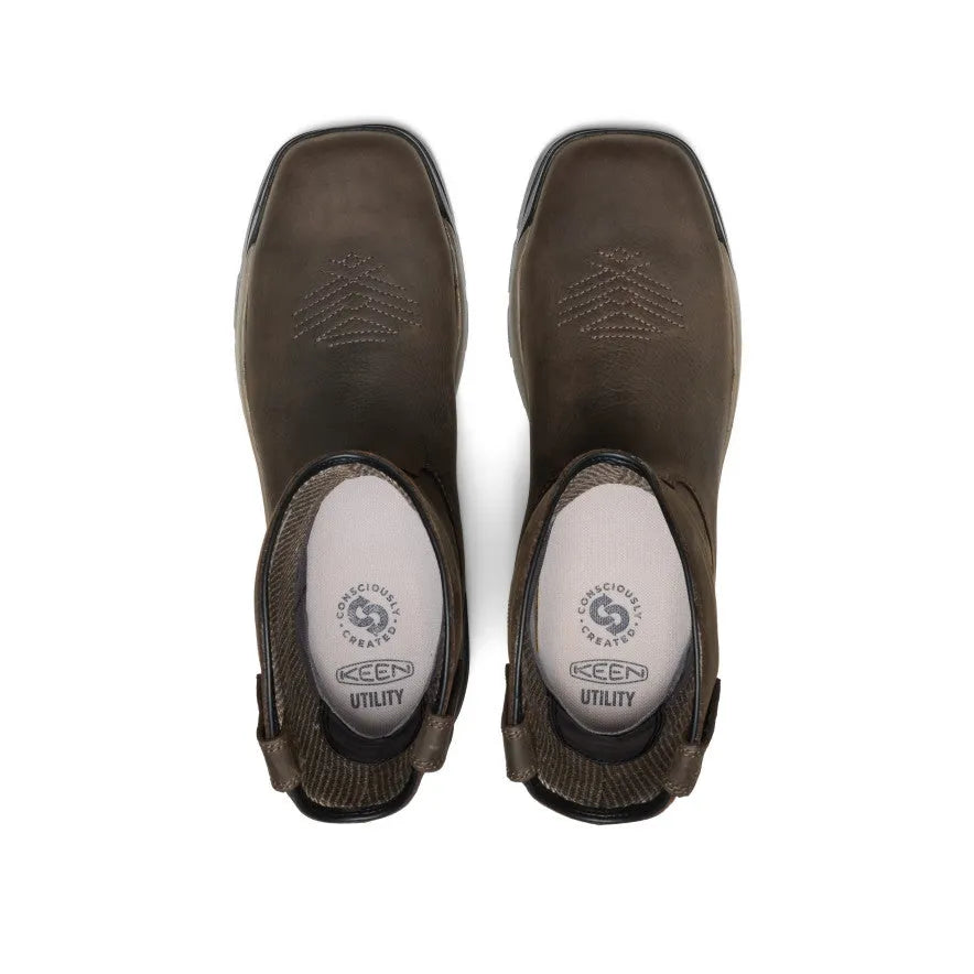 Men's Flatland Pull-On Waterproof Work Boot (Carbon Toe)